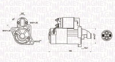 Starter MAGNETI MARELLI 063721096010