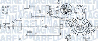 Starter MAGNETI MARELLI 063721114010