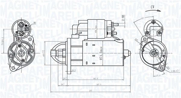 MAGNETI MARELLI 063721172010 Starter