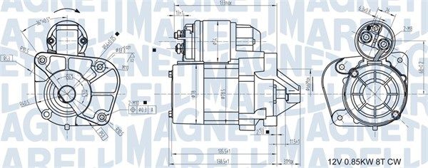 MAGNETI MARELLI 063721174010 Starter