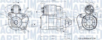 Starter MAGNETI MARELLI 063721174010