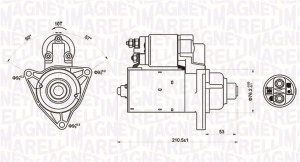 MAGNETI MARELLI 063721176010 Starter
