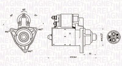 Starter MAGNETI MARELLI 063721176010