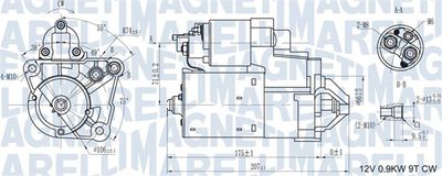 Starter MAGNETI MARELLI 063721179010