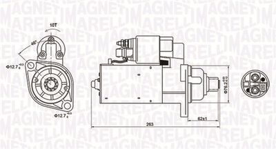 Starter MAGNETI MARELLI 063721181010
