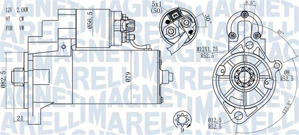 MAGNETI MARELLI 063721187010 Starter