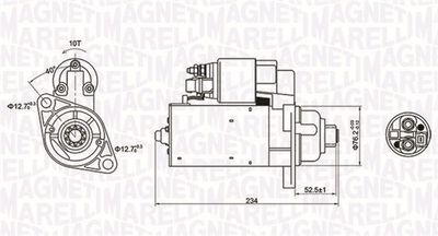 Starter MAGNETI MARELLI 063721200010
