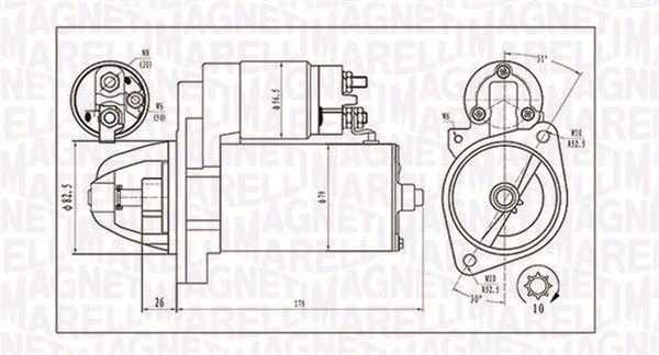 MAGNETI MARELLI 063721202010 Starter