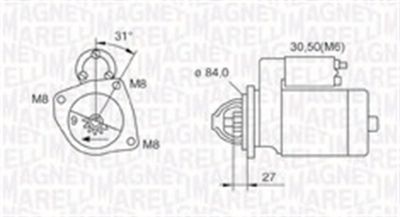 Starter MAGNETI MARELLI 063721203010