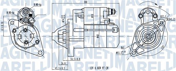 MAGNETI MARELLI 063721224010 Starter