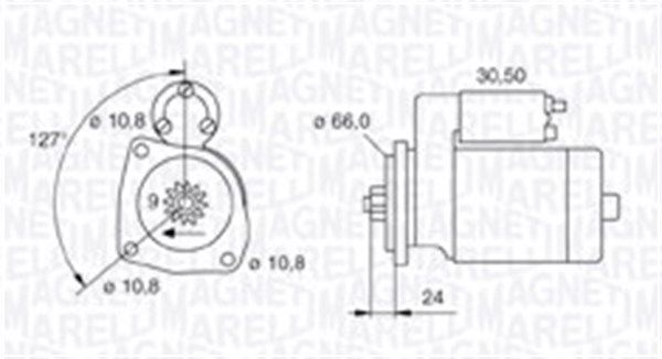 MAGNETI MARELLI 063721242010 Starter