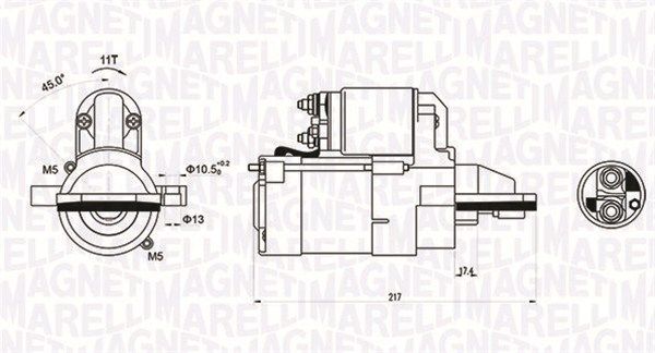 MAGNETI MARELLI 063721246010 Starter