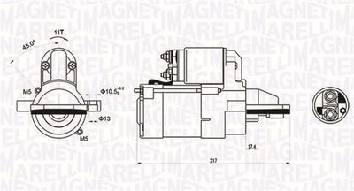 Starter MAGNETI MARELLI 063721246010