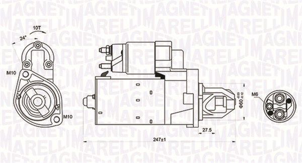 MAGNETI MARELLI 063721249010 Starter