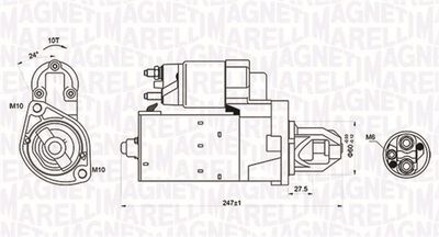 Starter MAGNETI MARELLI 063721249010