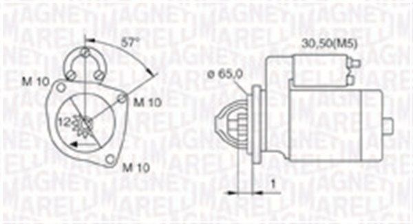 MAGNETI MARELLI 063721252010 Starter