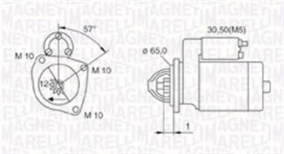Starter MAGNETI MARELLI 063721252010