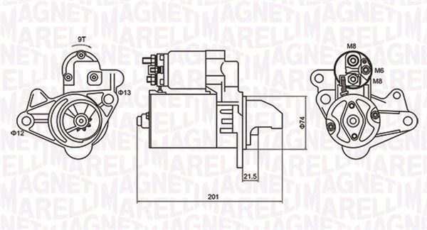 MAGNETI MARELLI 063721254010 Starter
