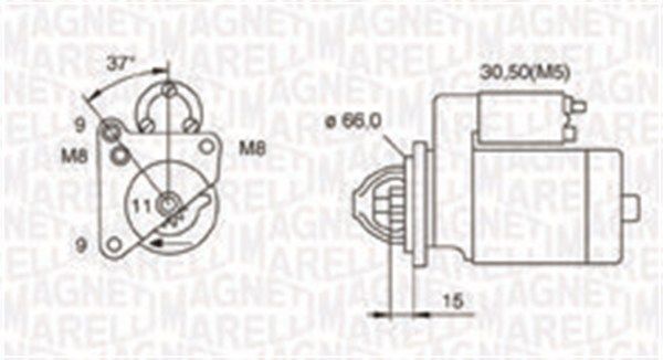 MAGNETI MARELLI 063721260010 Starter