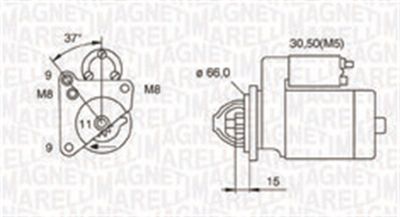 Starter MAGNETI MARELLI 063721260010
