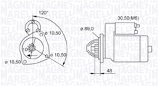 MAGNETI MARELLI 063721268010 Starter