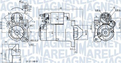 Starter MAGNETI MARELLI 063721273010