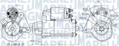 Starter MAGNETI MARELLI 063721275010