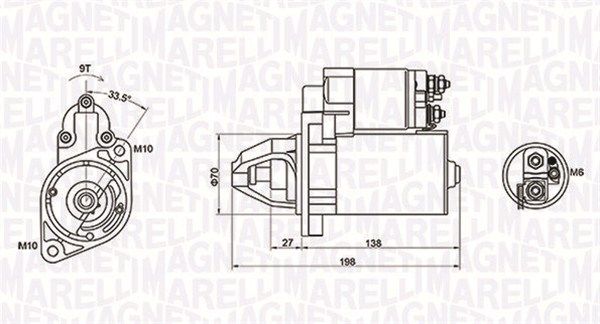 MAGNETI MARELLI 063721283010 Starter
