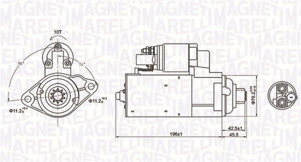MAGNETI MARELLI 063721286010 Starter