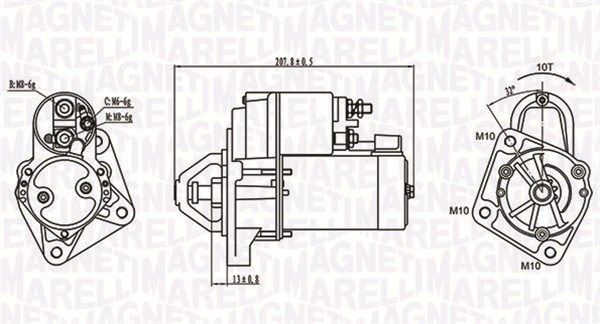 MAGNETI MARELLI 063721289010 Starter