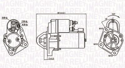 Starter MAGNETI MARELLI 063721289010