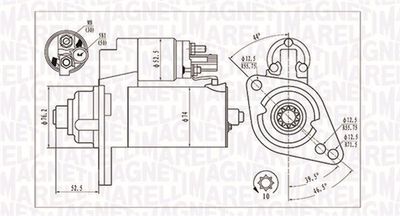 Starter MAGNETI MARELLI 063721293010
