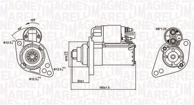 Starter MAGNETI MARELLI 063721294010