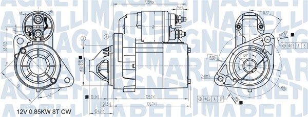 MAGNETI MARELLI 063721307010 Starter