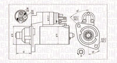 Starter MAGNETI MARELLI 063721323010