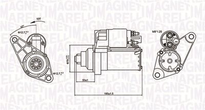 Starter MAGNETI MARELLI 063721330010