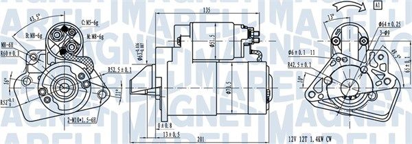 MAGNETI MARELLI 063721332010 Starter