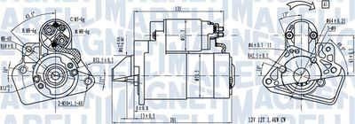 Starter MAGNETI MARELLI 063721332010