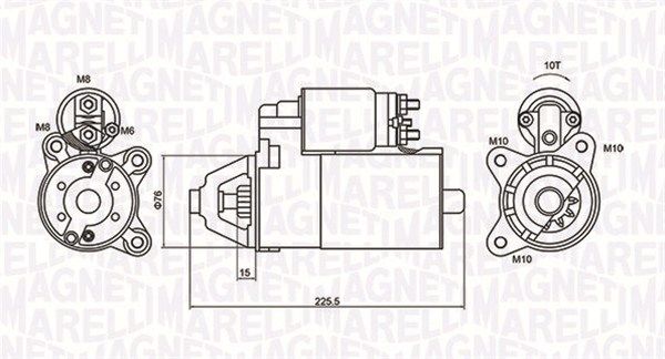 MAGNETI MARELLI 063721336010 Starter