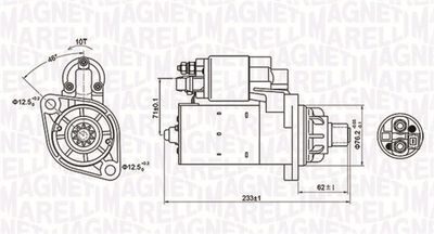 Starter MAGNETI MARELLI 063721337010