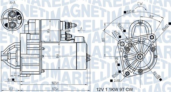 MAGNETI MARELLI 063721345010 Starter