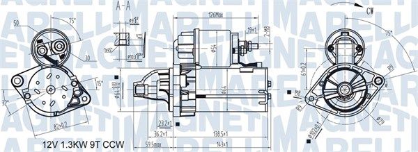 MAGNETI MARELLI 063721346010 Starter