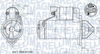 Starter MAGNETI MARELLI 063721365010