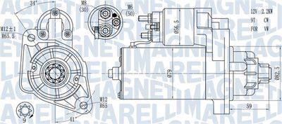 Starter MAGNETI MARELLI 063721378010