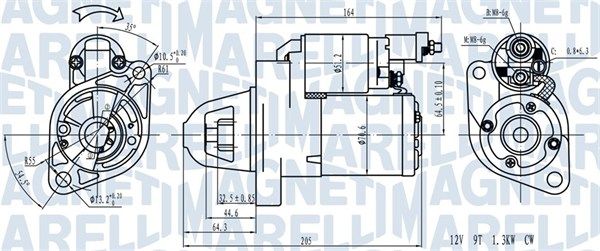 MAGNETI MARELLI 063721382110 Starter