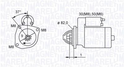 Starter MAGNETI MARELLI 063721389010