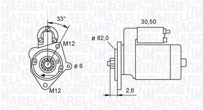 Starter MAGNETI MARELLI 063721392010