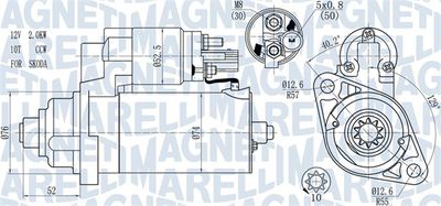 Starter MAGNETI MARELLI 063721393010