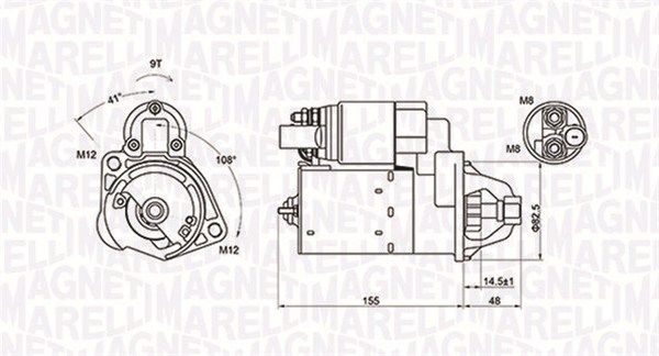 MAGNETI MARELLI 063721394010 Starter