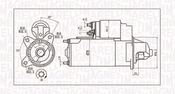 MAGNETI MARELLI 063721396010 Starter